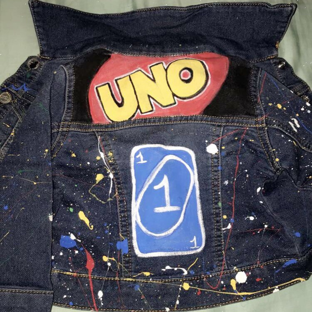 Custom jean jacket
